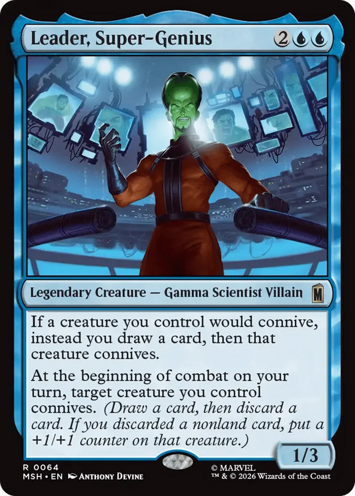 Leader, Super-Genius · Marvel Super Heroes
