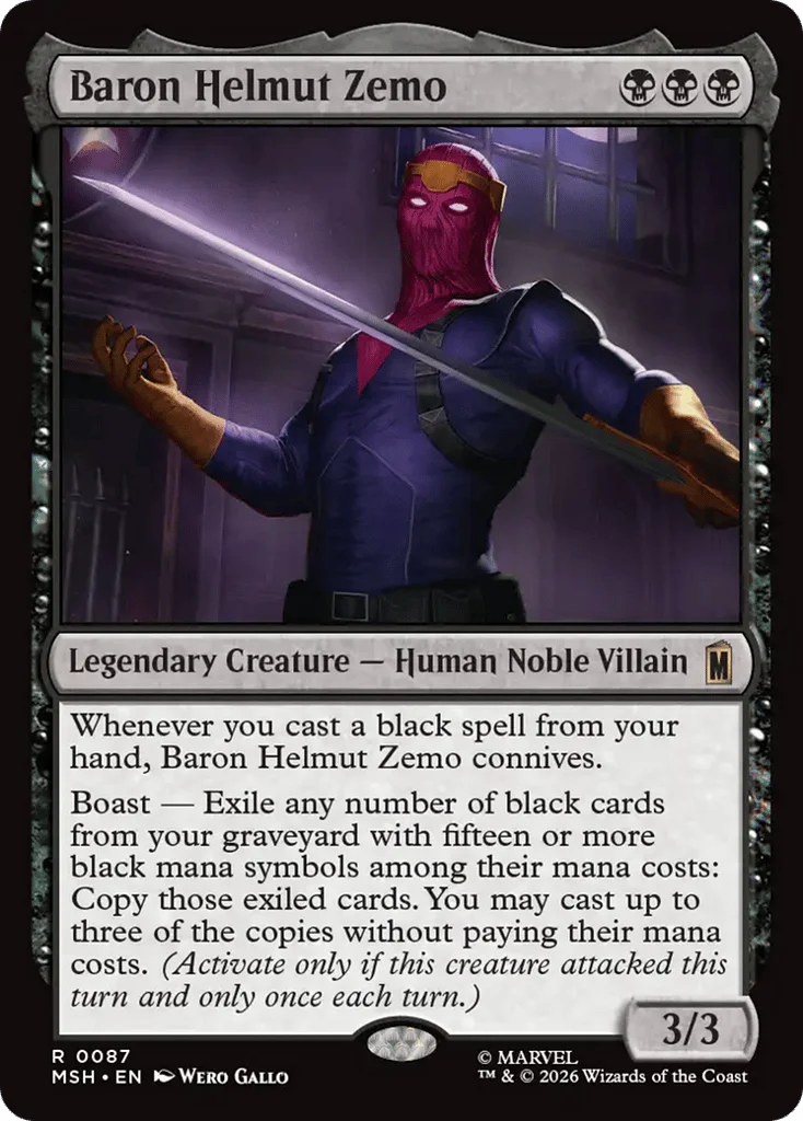 Baron Helmut Zemo · Marvel Super Heroes