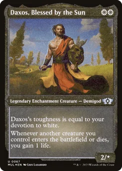 Daxos, Blessed by the Sun