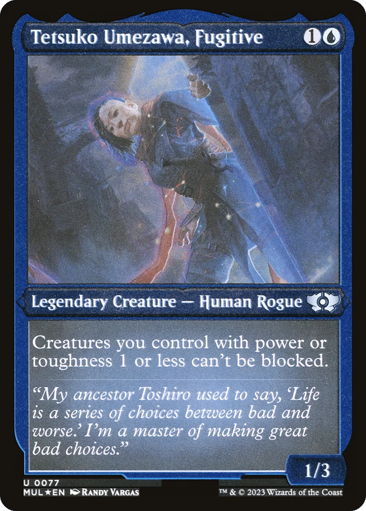 Tetsuko Umezawa, Fugitive · Multiverse Legends