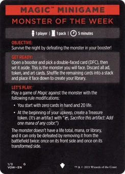 Monster of the Week // Monster of the Week (cont'd)