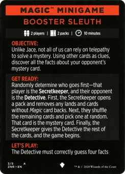 Booster Sleuth // Booster Sleuth (cont'd)