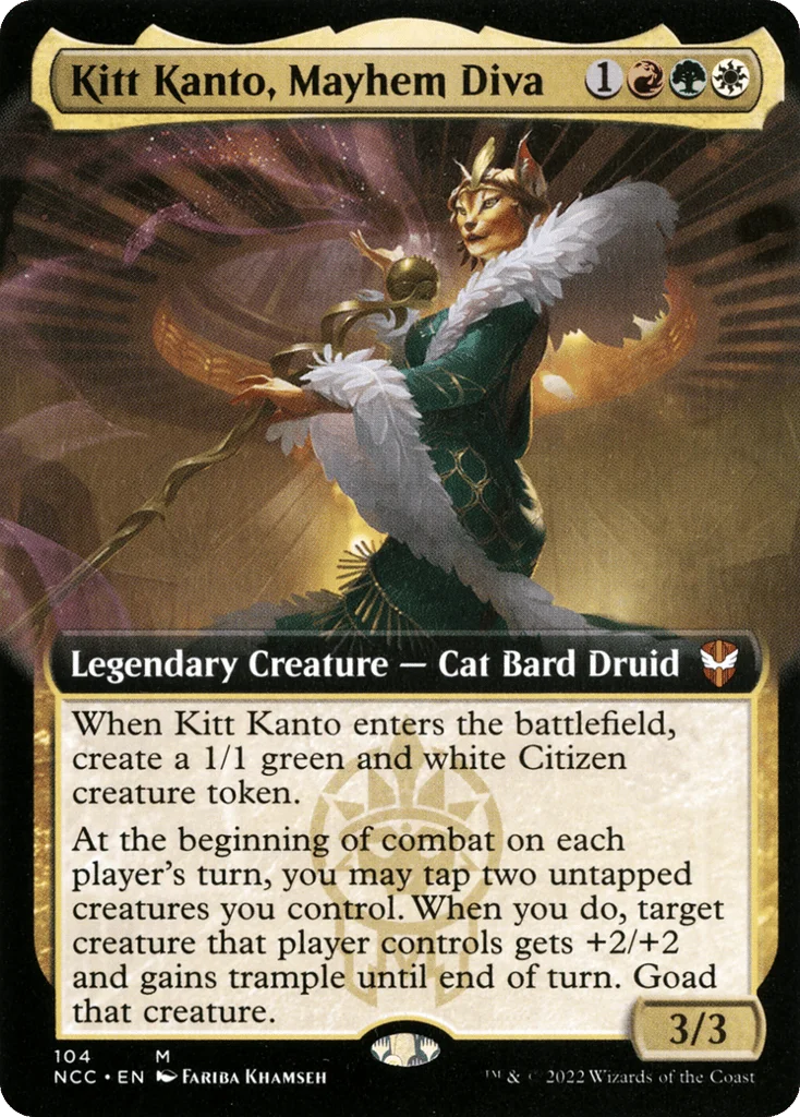Kitt Kanto, Mayhem Diva · New Capenna Commander