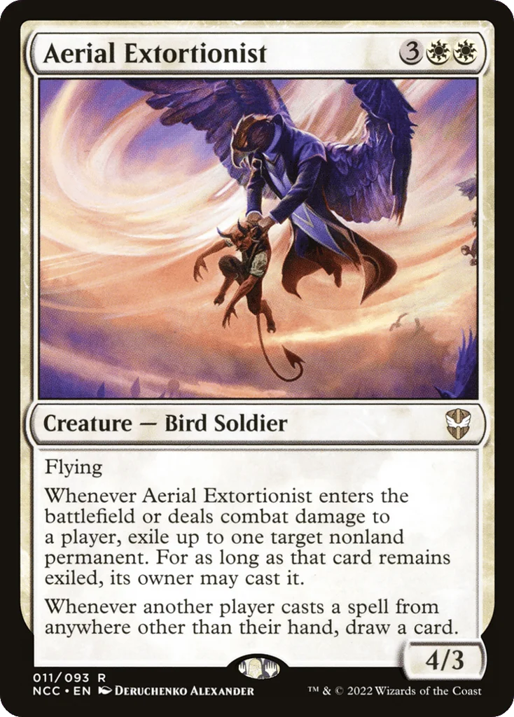 Aerial Extortionist · New Capenna Commander