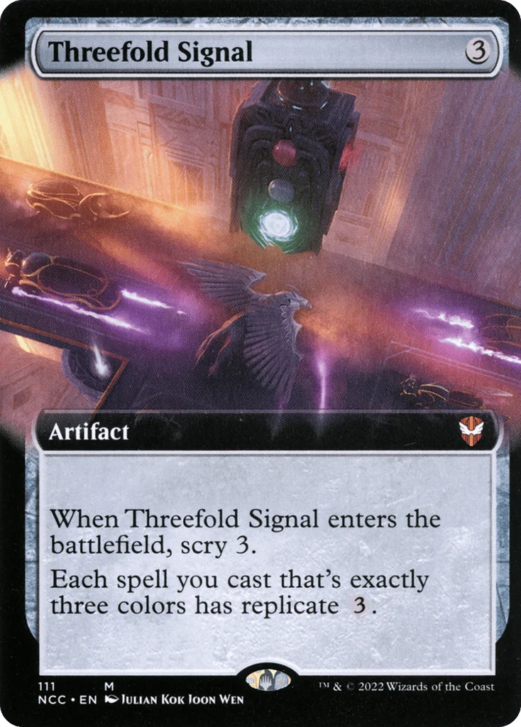 Threefold Signal · New Capenna Commander