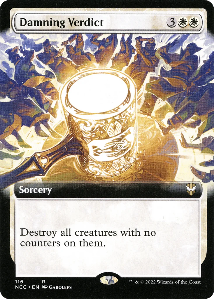 Damning Verdict · New Capenna Commander