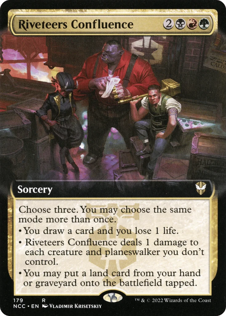 Riveteers Confluence · New Capenna Commander
