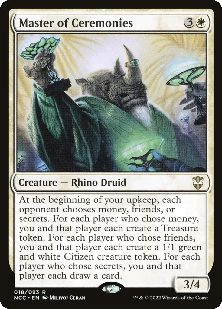 Master of Ceremonies · New Capenna Commander