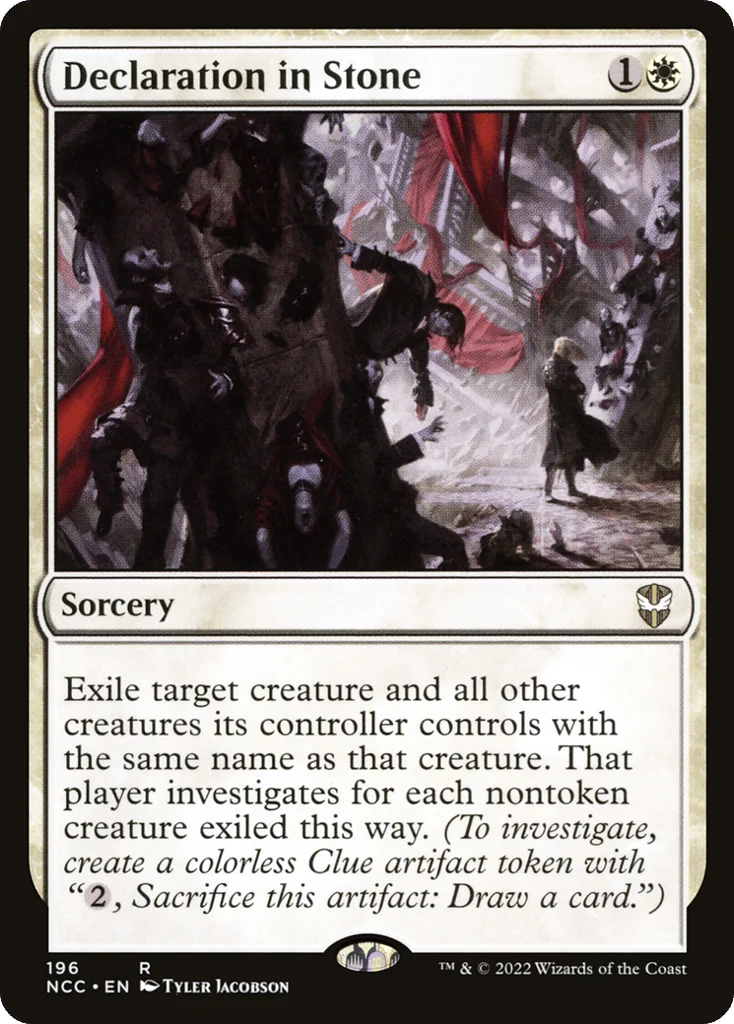 Declaration in Stone · New Capenna Commander