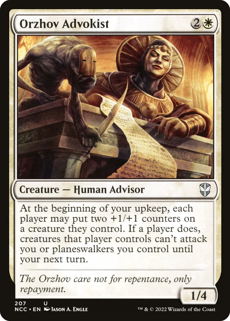 Orzhov Advokist · New Capenna Commander