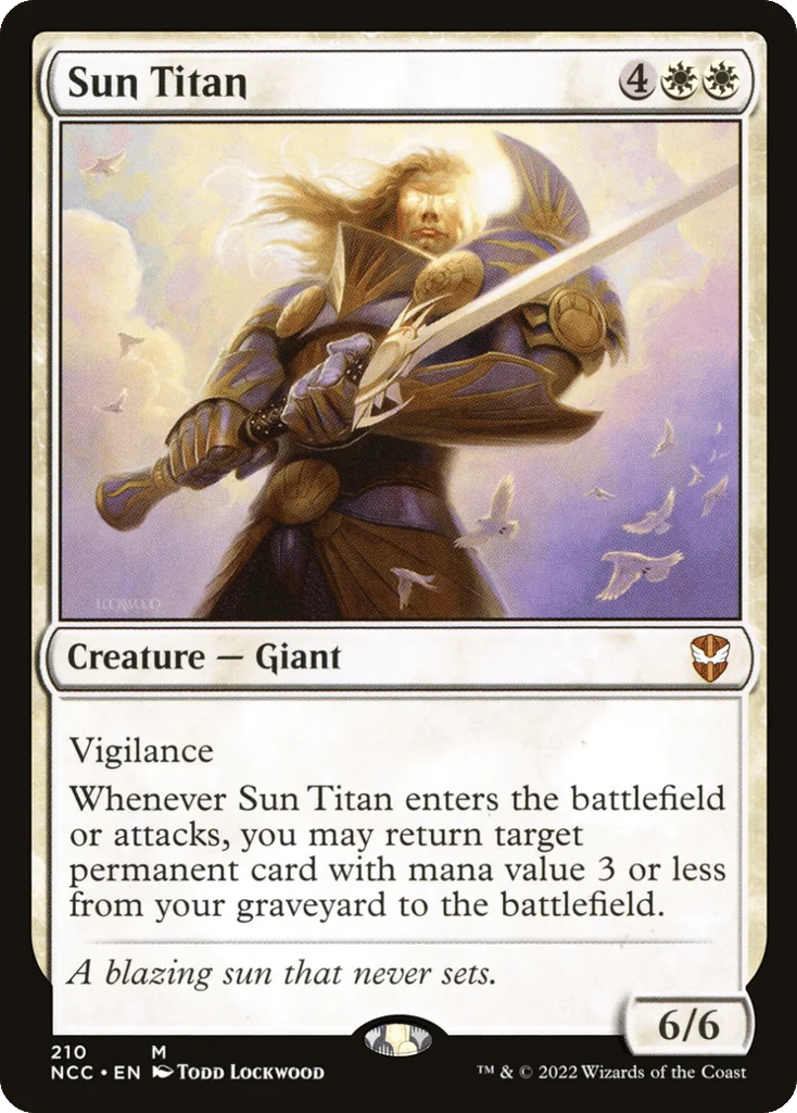 Sun Titan · New Capenna Commander
