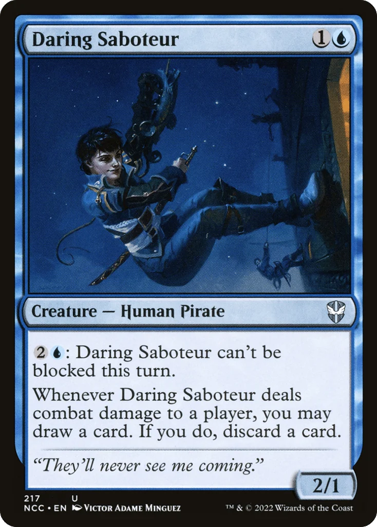 Daring Saboteur · New Capenna Commander