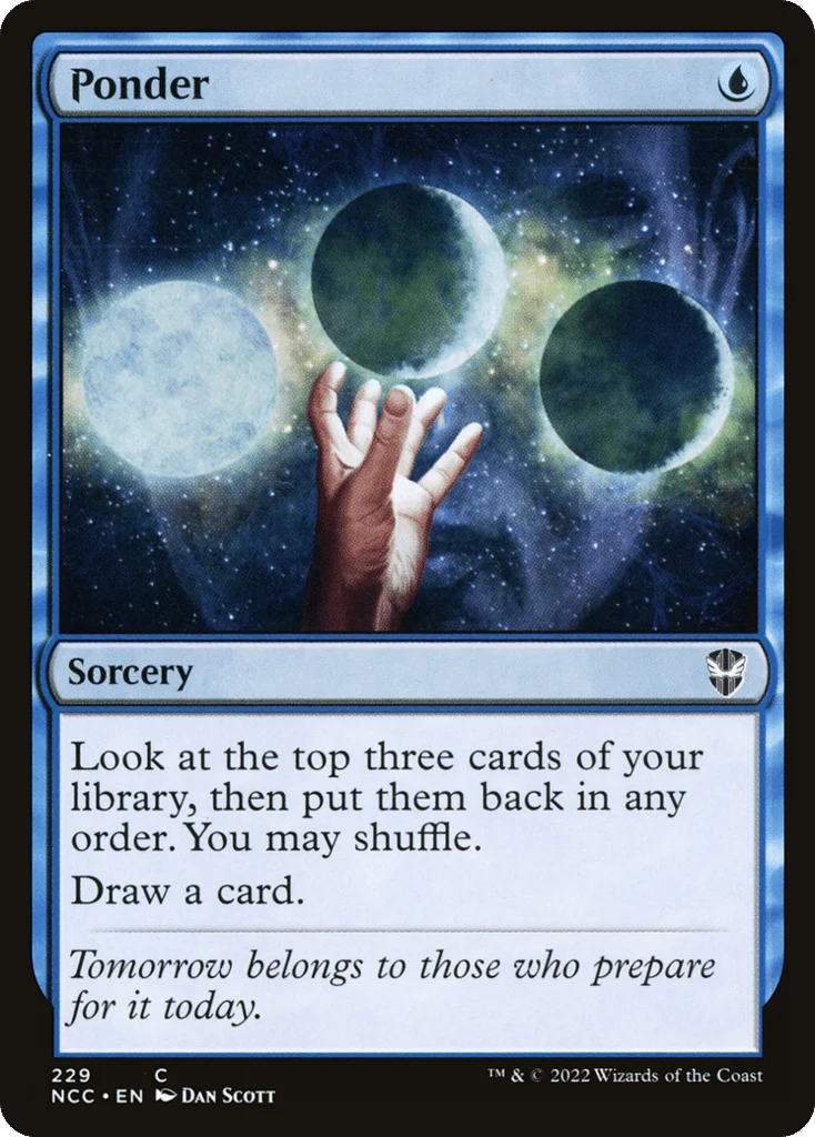 Ponder · New Capenna Commander