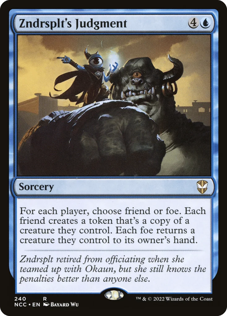 Zndrsplt's Judgment · New Capenna Commander