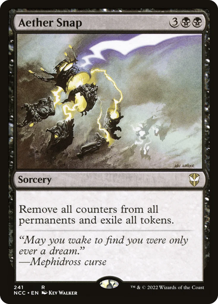 Aether Snap · New Capenna Commander