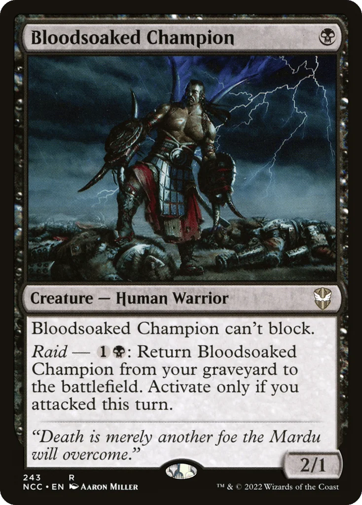 Bloodsoaked Champion · New Capenna Commander