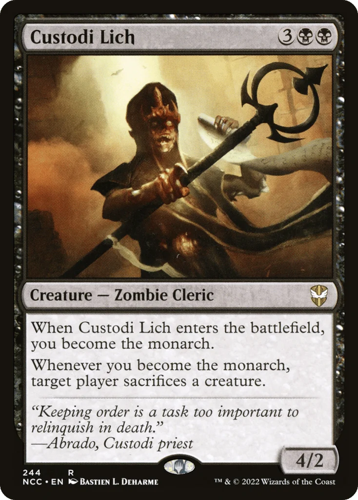 Custodi Lich · New Capenna Commander