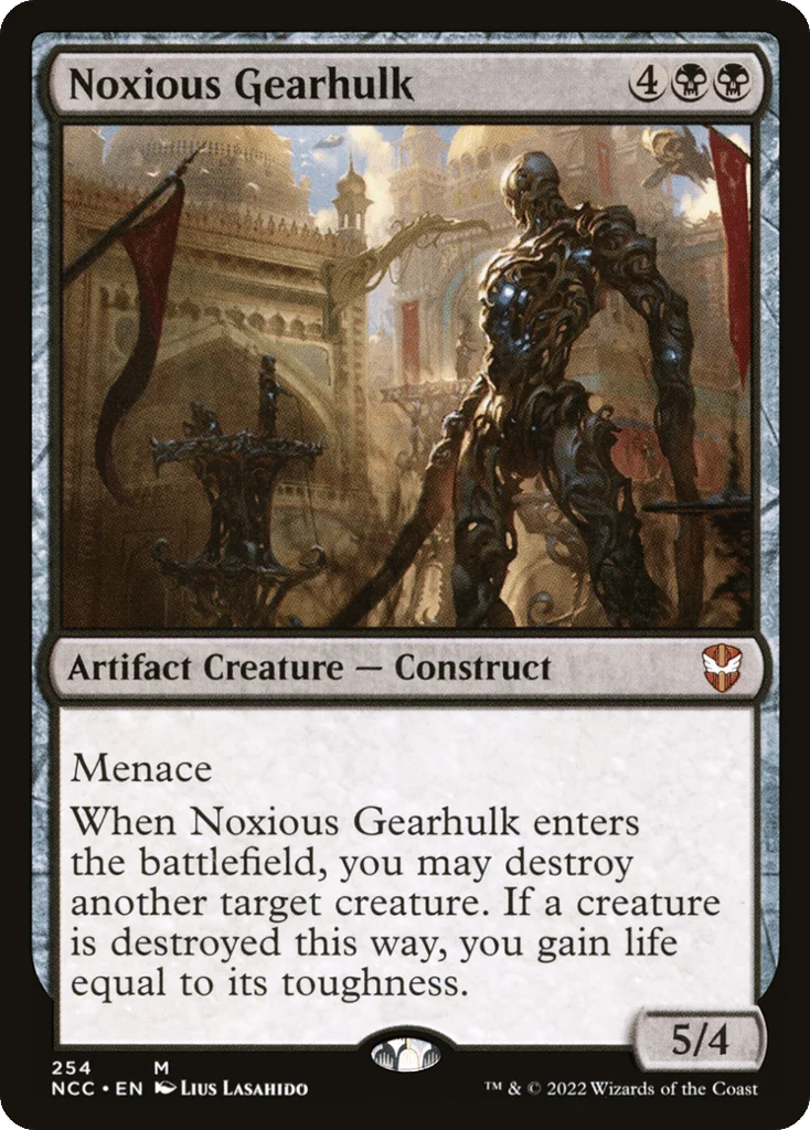 Noxious Gearhulk · New Capenna Commander
