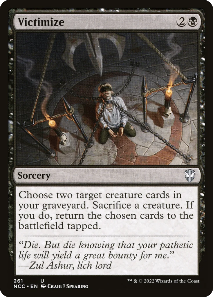 Victimize · New Capenna Commander
