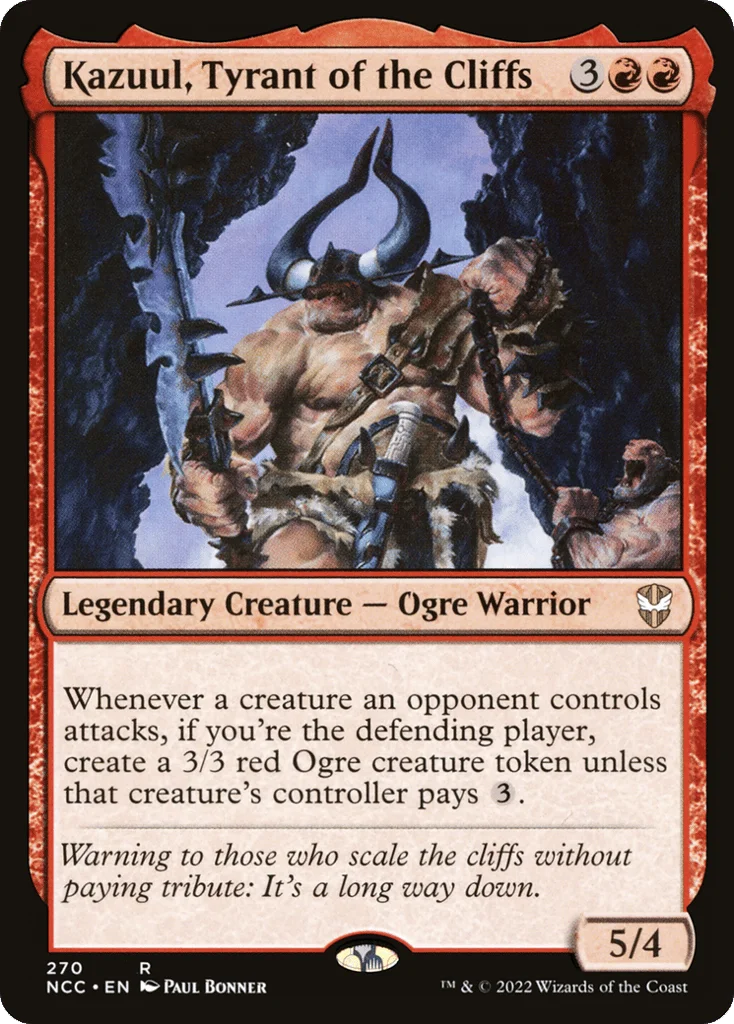 Kazuul, Tyrant of the Cliffs · New Capenna Commander