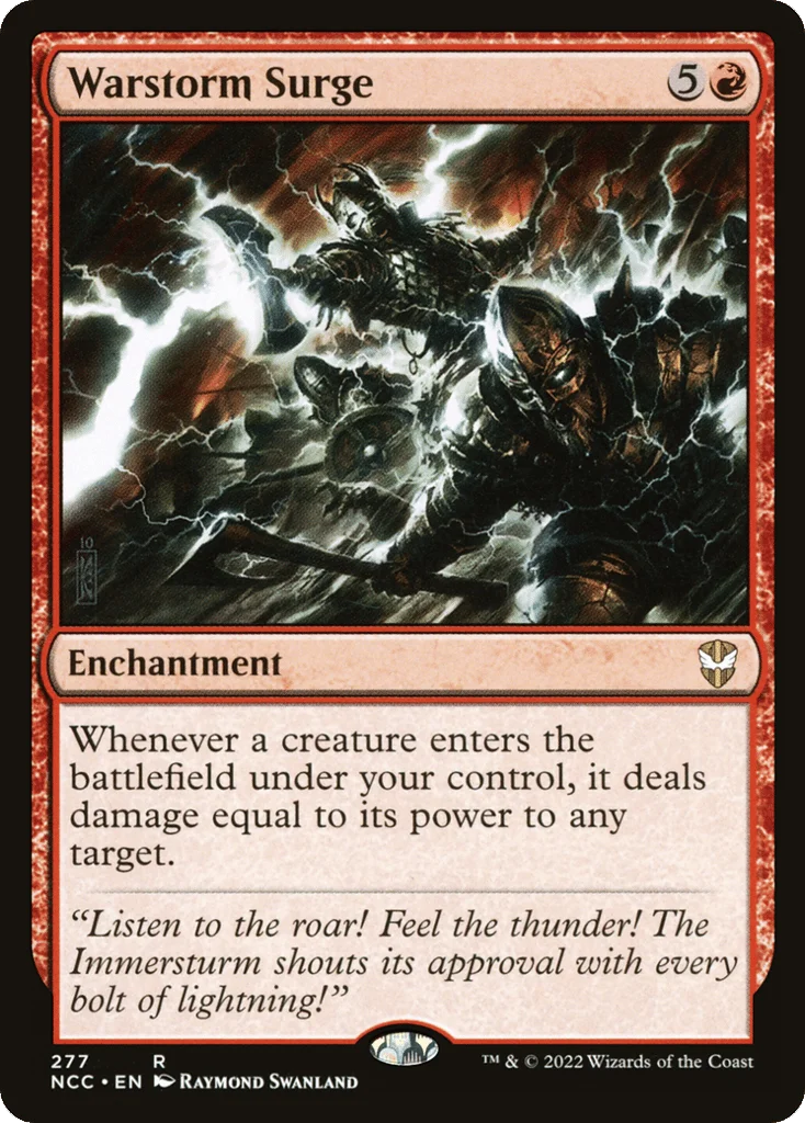 Warstorm Surge · New Capenna Commander