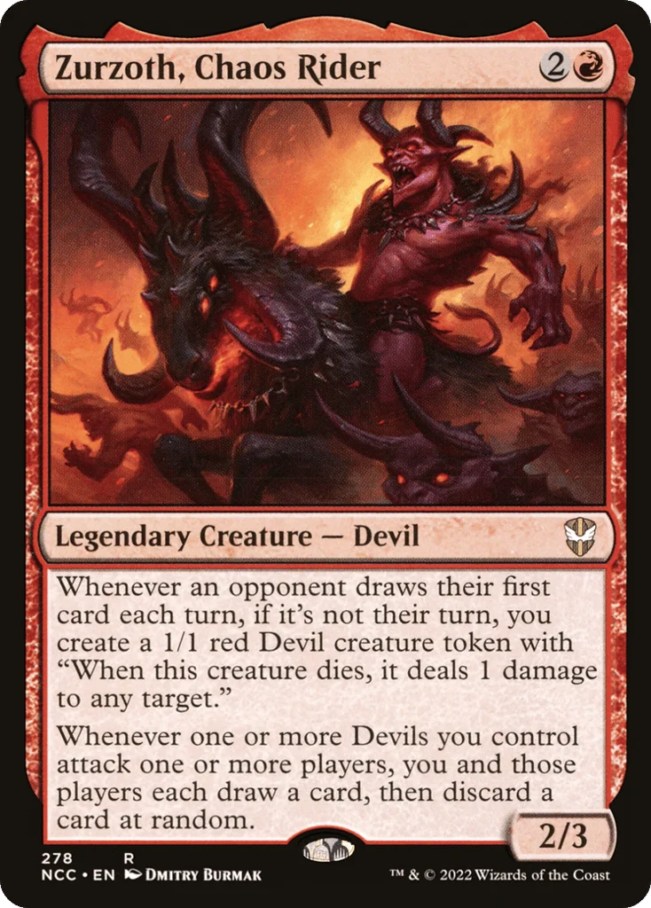 Zurzoth, Chaos Rider · New Capenna Commander