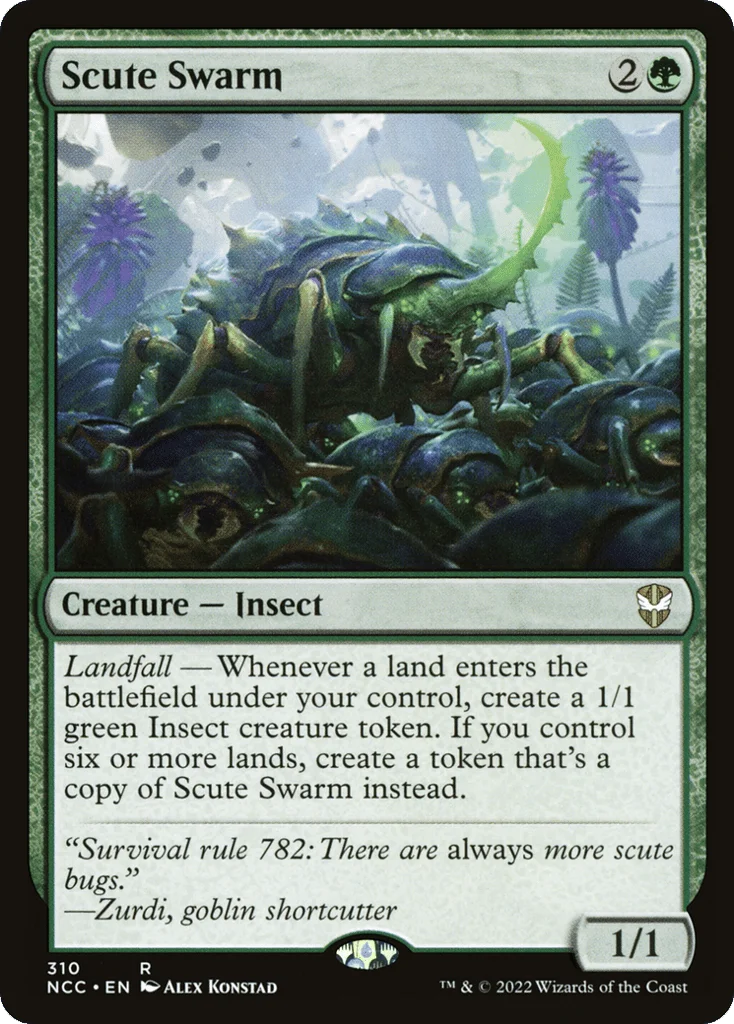 Scute Swarm · New Capenna Commander