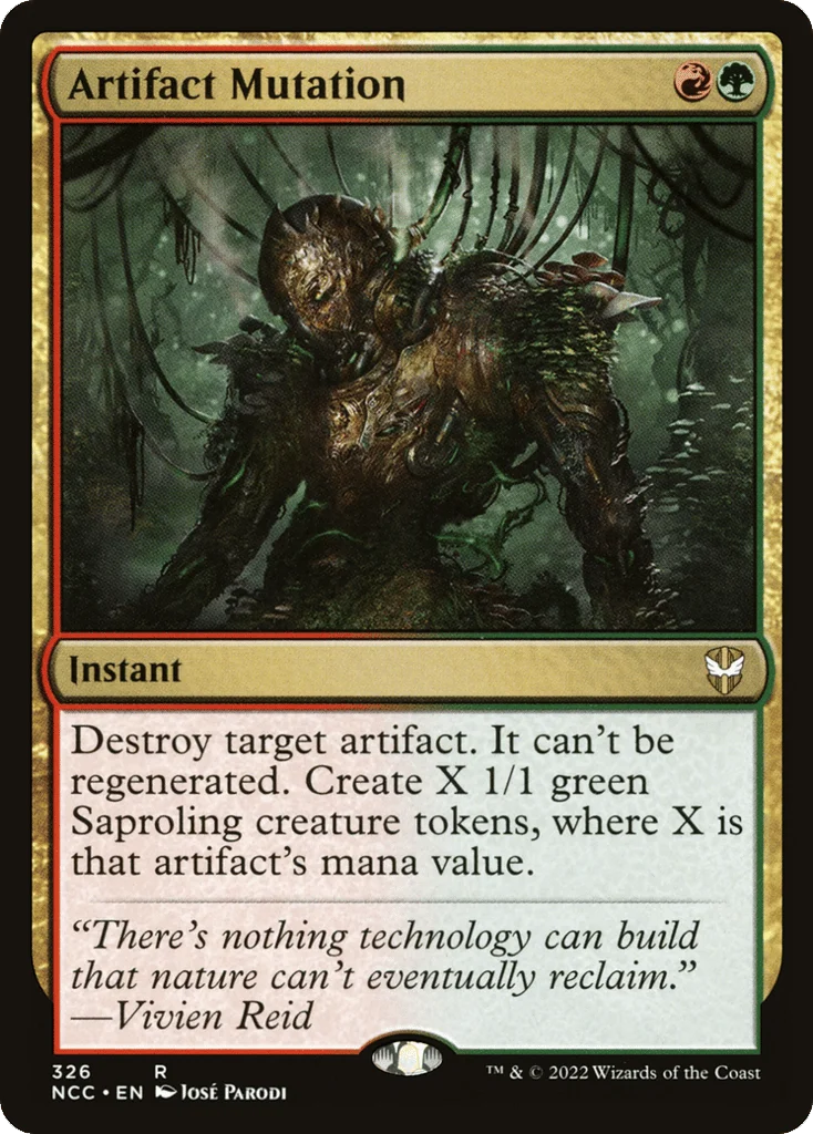 Artifact Mutation · New Capenna Commander