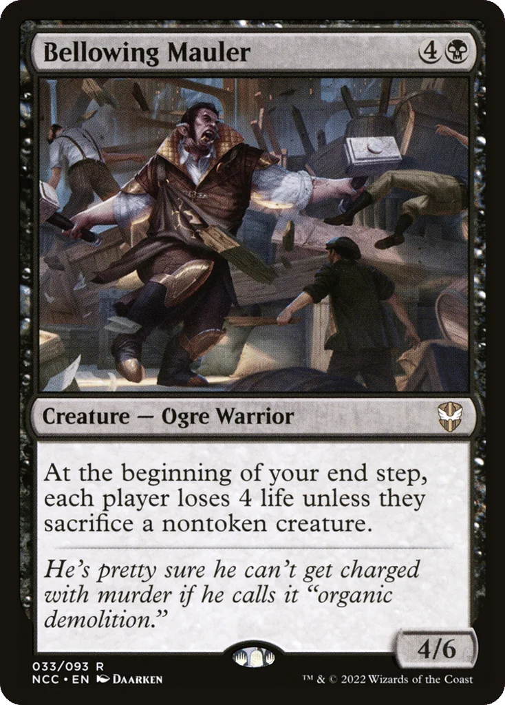 Bellowing Mauler · New Capenna Commander