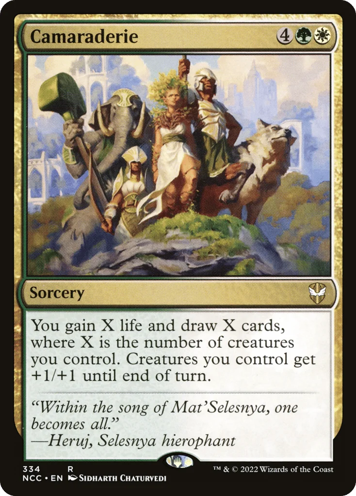 Camaraderie · New Capenna Commander