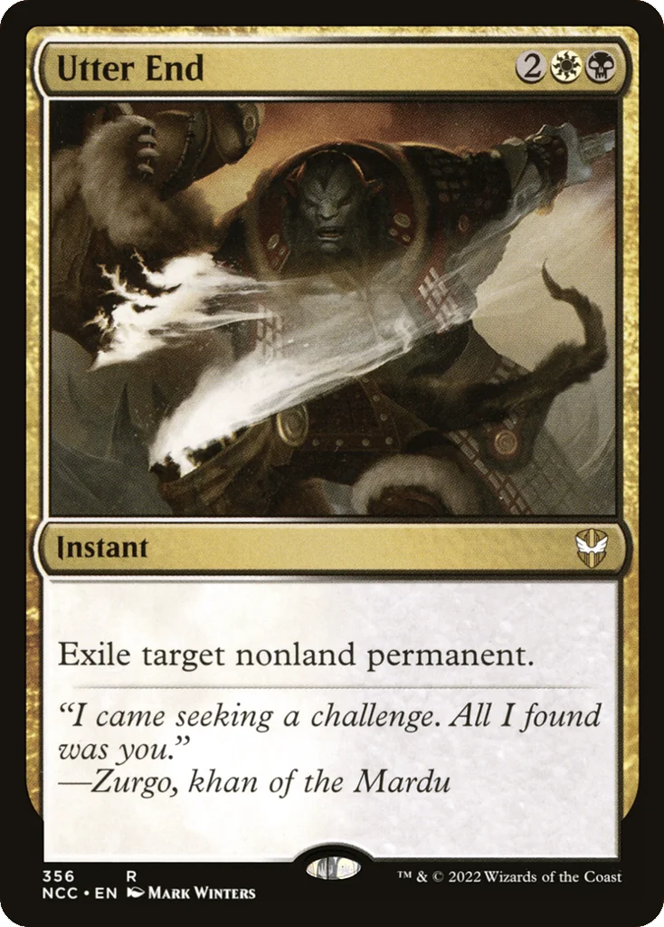 Utter End · New Capenna Commander