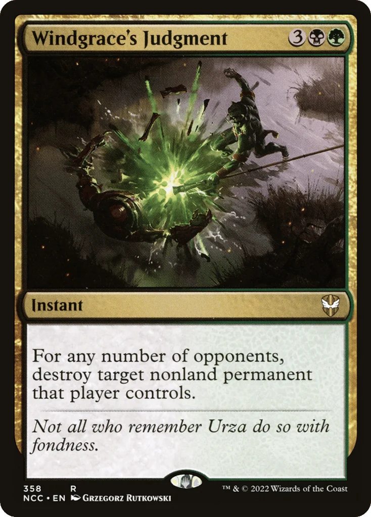 Windgrace's Judgment · New Capenna Commander