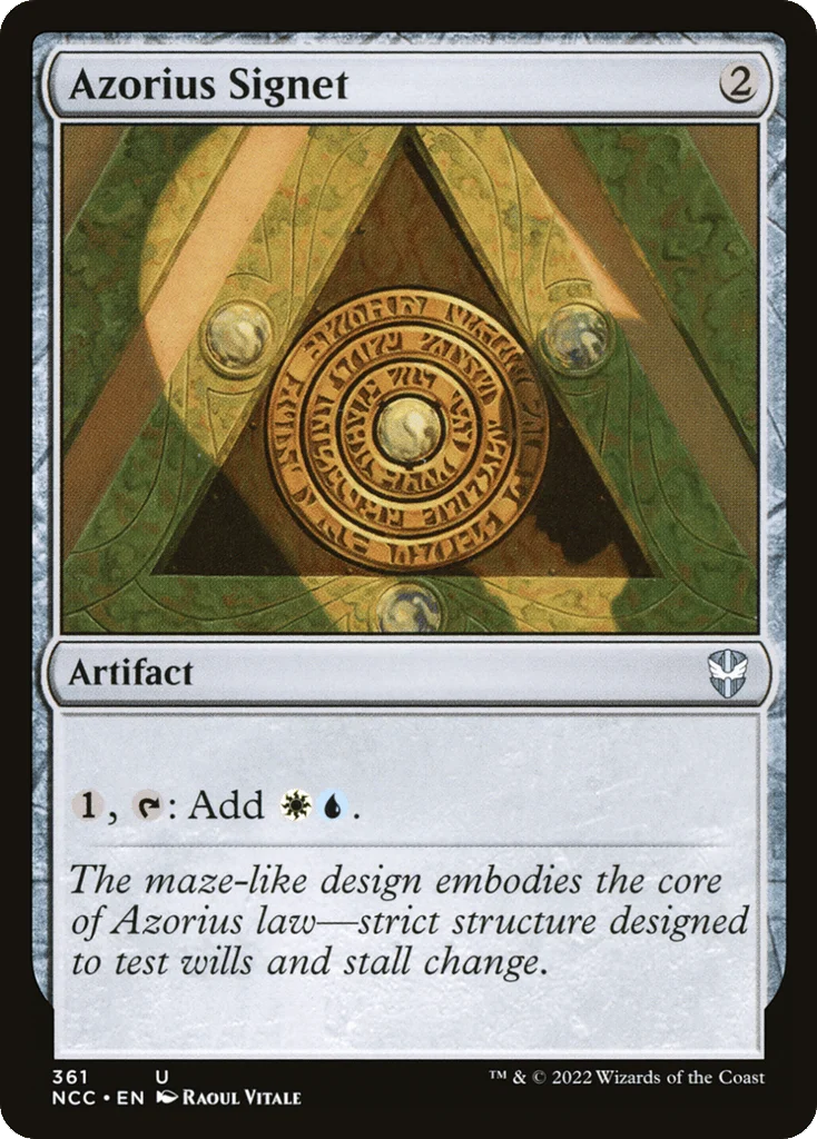 Azorius Signet · New Capenna Commander
