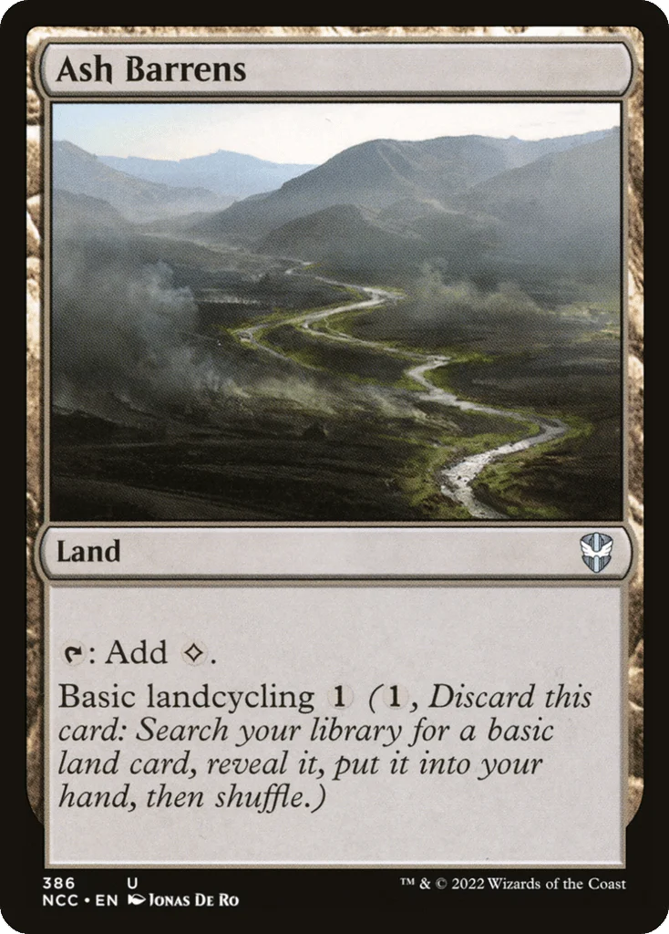 Ash Barrens · New Capenna Commander