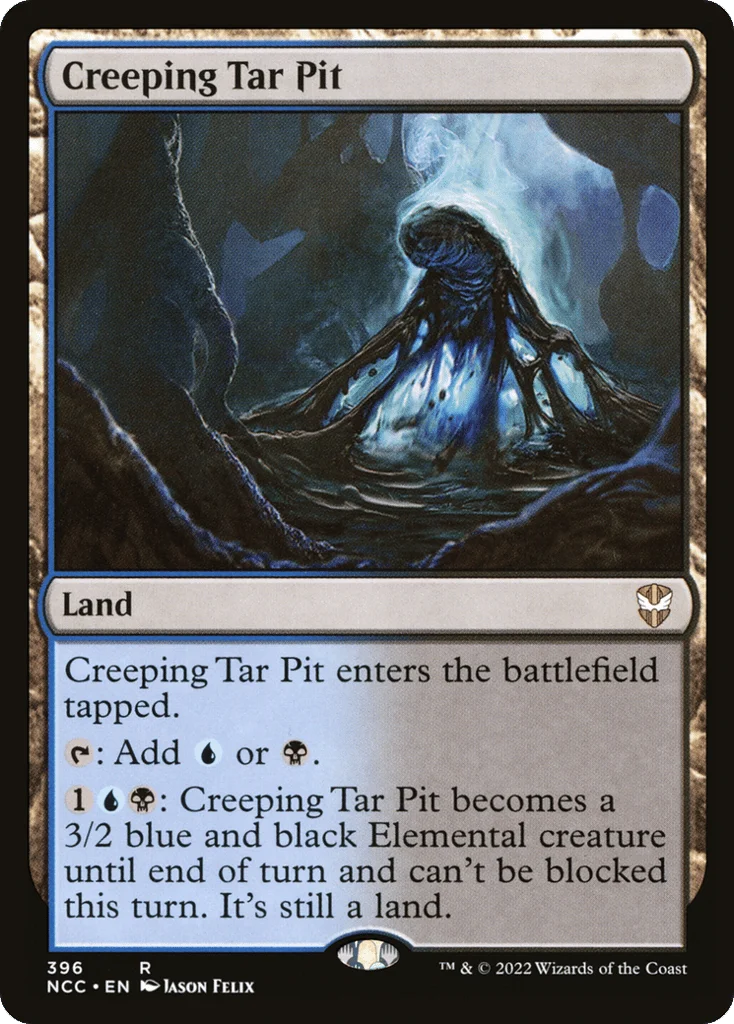 Creeping Tar Pit · New Capenna Commander