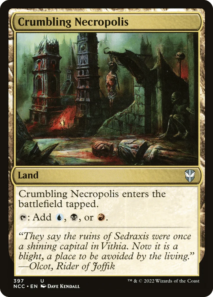 Crumbling Necropolis · New Capenna Commander