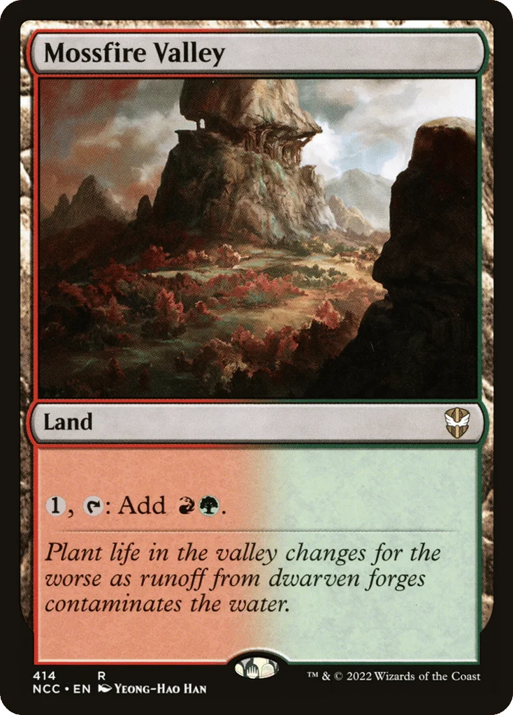 Mossfire Valley · New Capenna Commander
