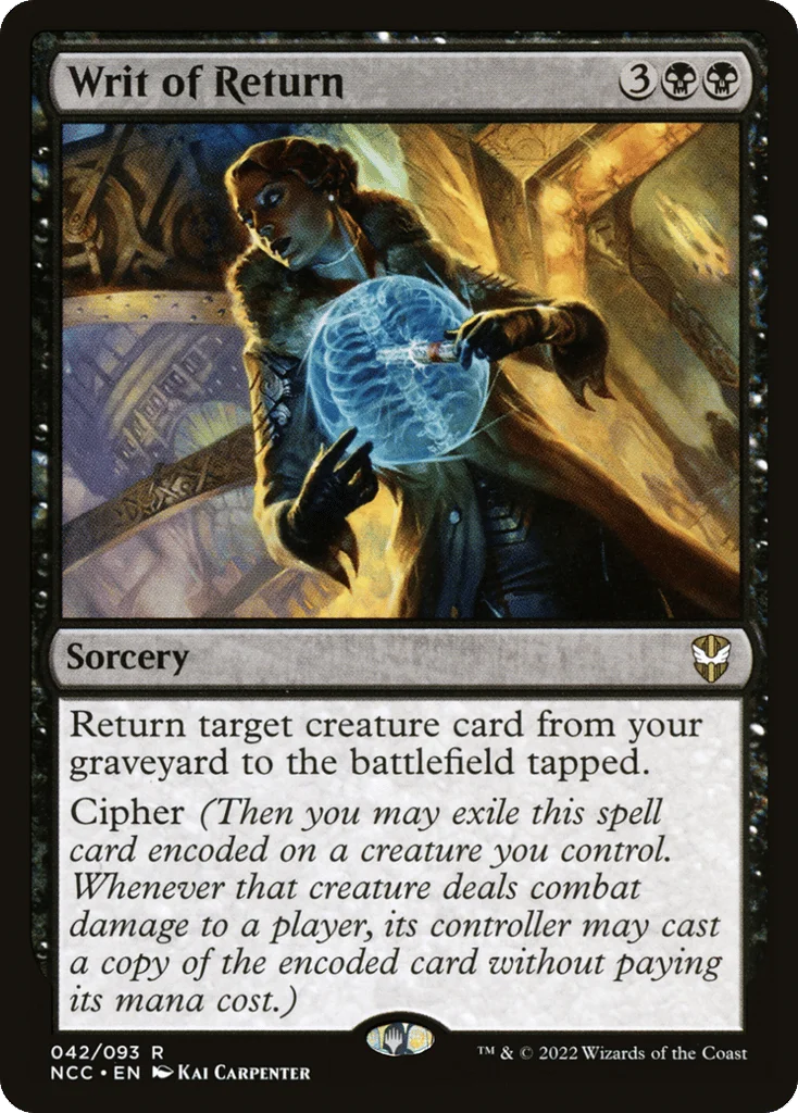Writ of Return · New Capenna Commander