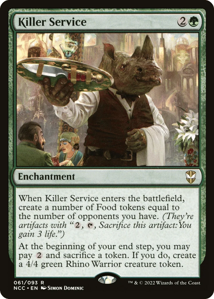 Killer Service · New Capenna Commander