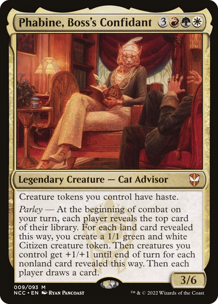 Phabine, Boss's Confidant · New Capenna Commander