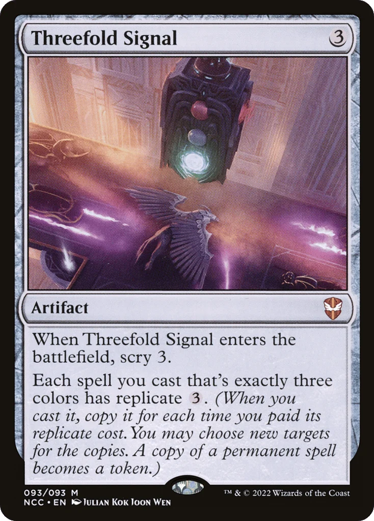 Threefold Signal · New Capenna Commander