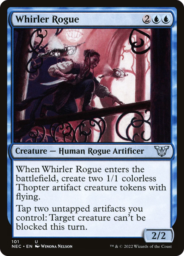 Whirler Rogue · Neon Dynasty Commander