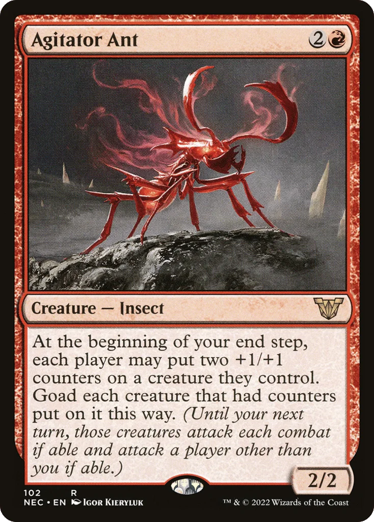 Agitator Ant · Neon Dynasty Commander