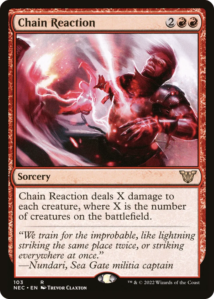 Chain Reaction · Neon Dynasty Commander