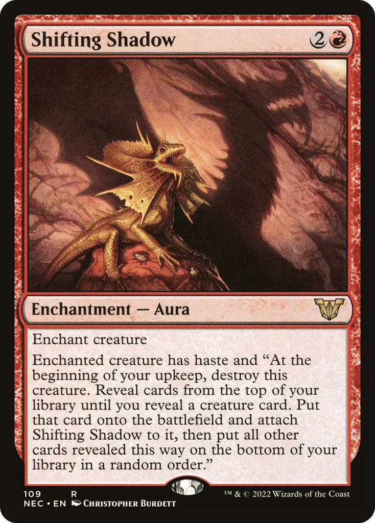 Shifting Shadow · Neon Dynasty Commander