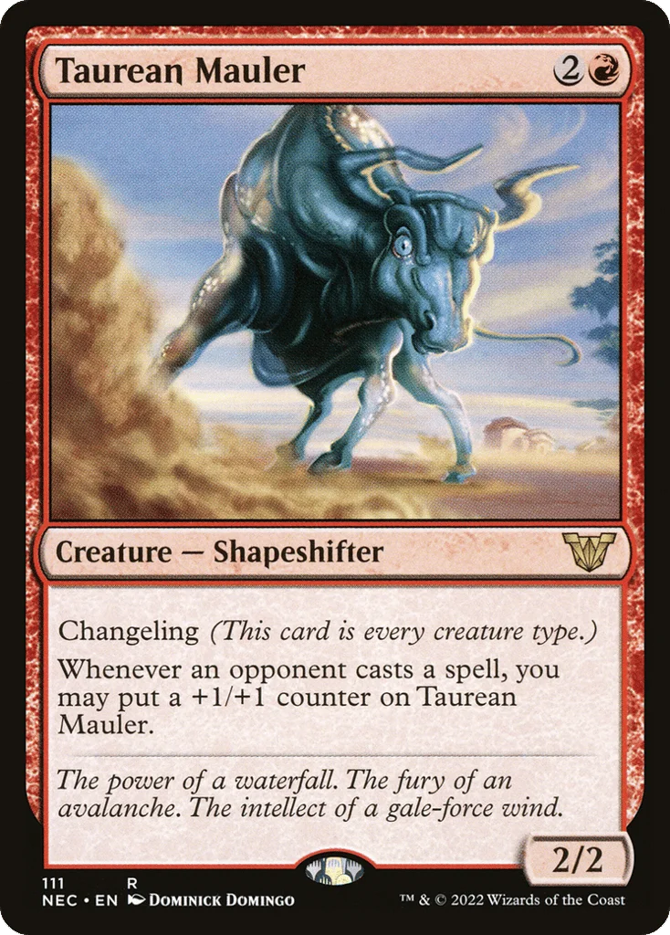 Taurean Mauler · Neon Dynasty Commander