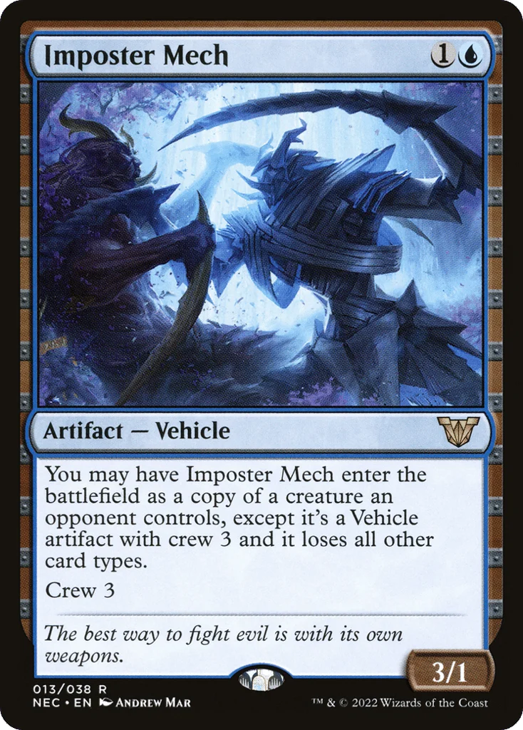 Imposter Mech · Neon Dynasty Commander