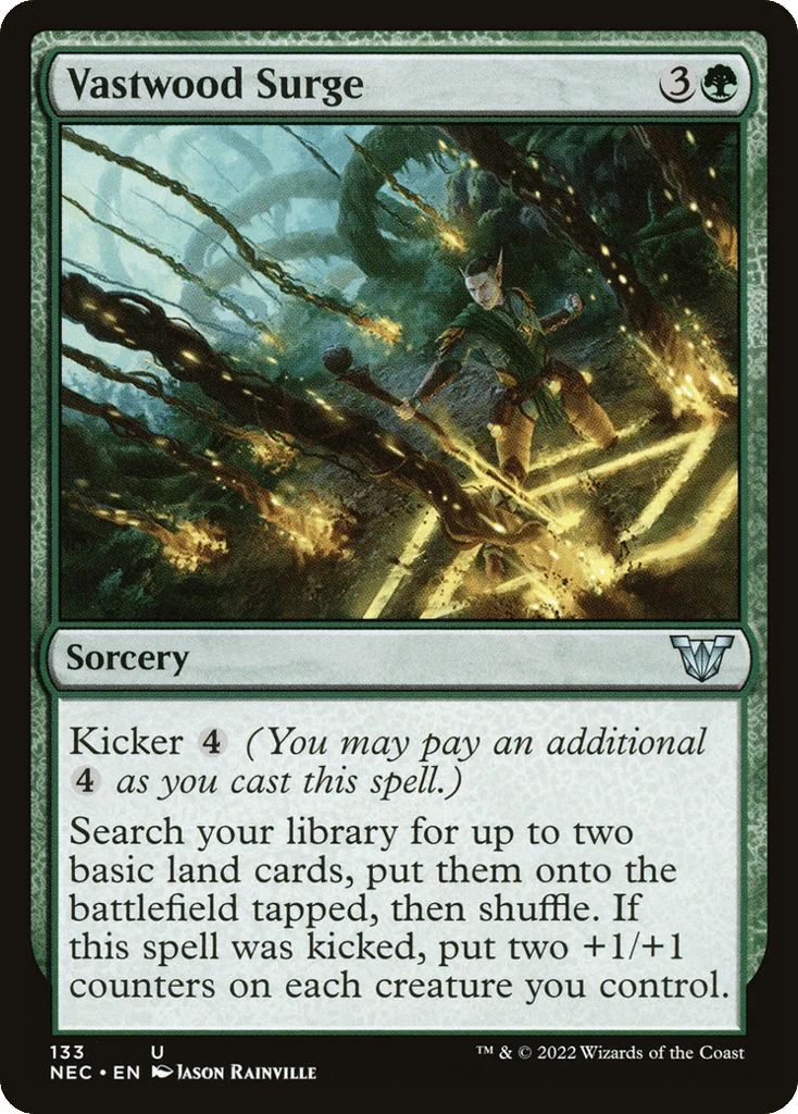 Vastwood Surge · Neon Dynasty Commander