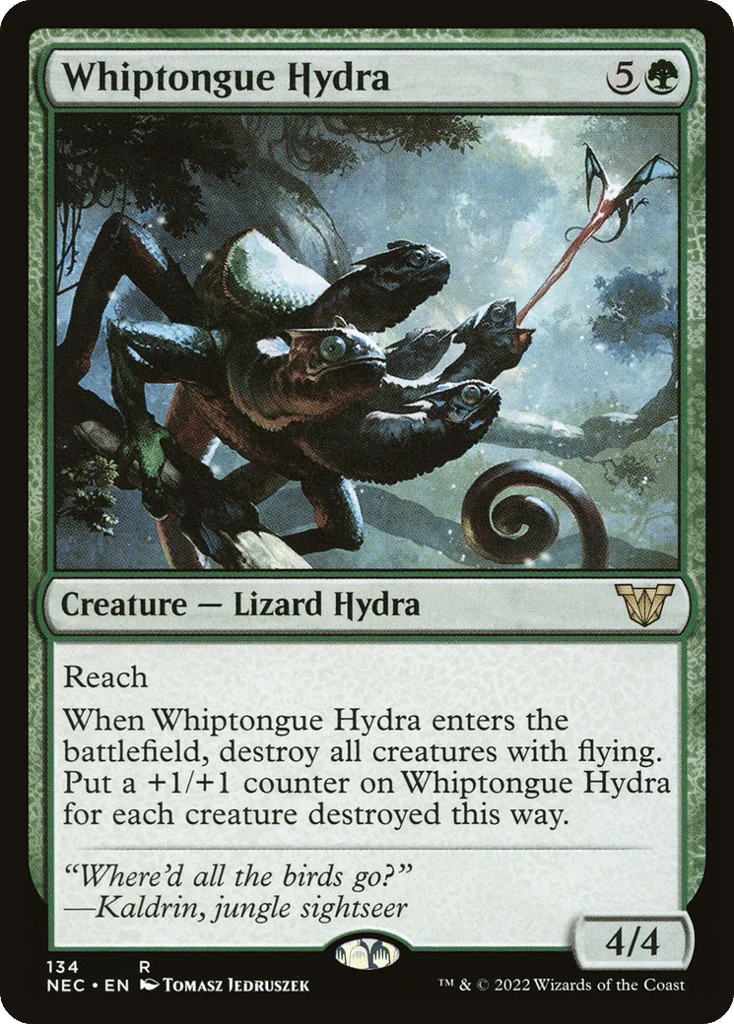 Whiptongue Hydra · Neon Dynasty Commander