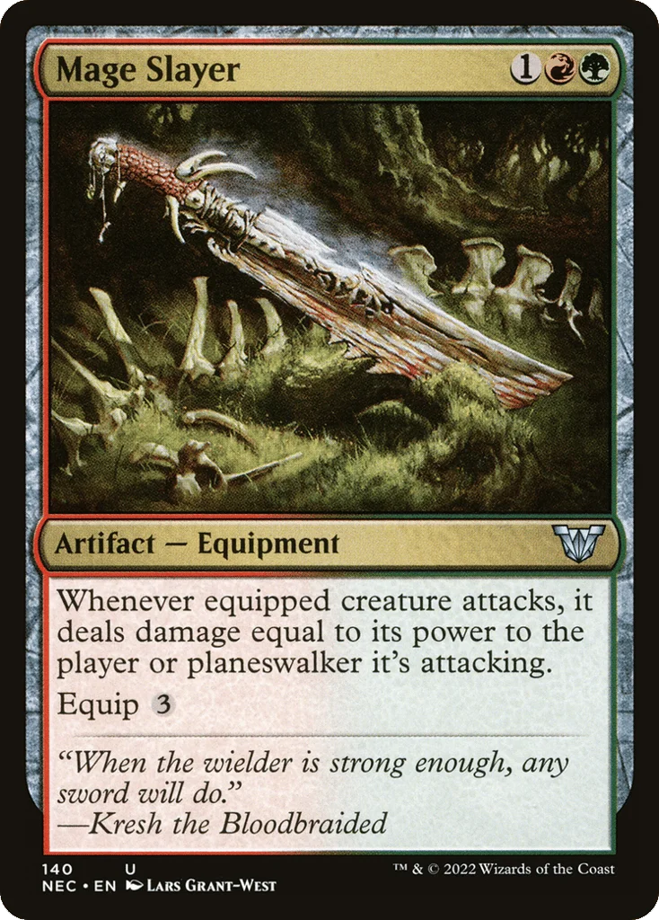 Mage Slayer · Neon Dynasty Commander